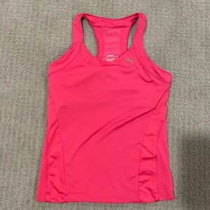 Workout top with bra